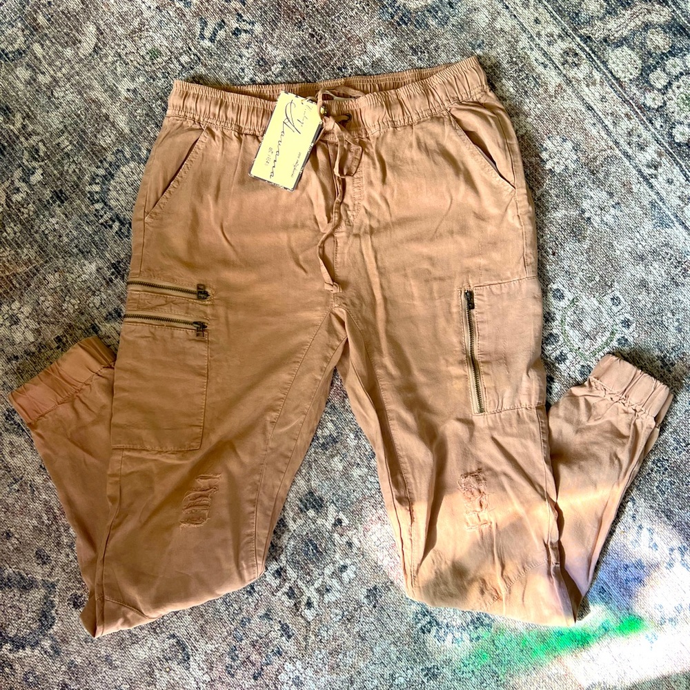 Vintage Havana Tencel Cargo Pants